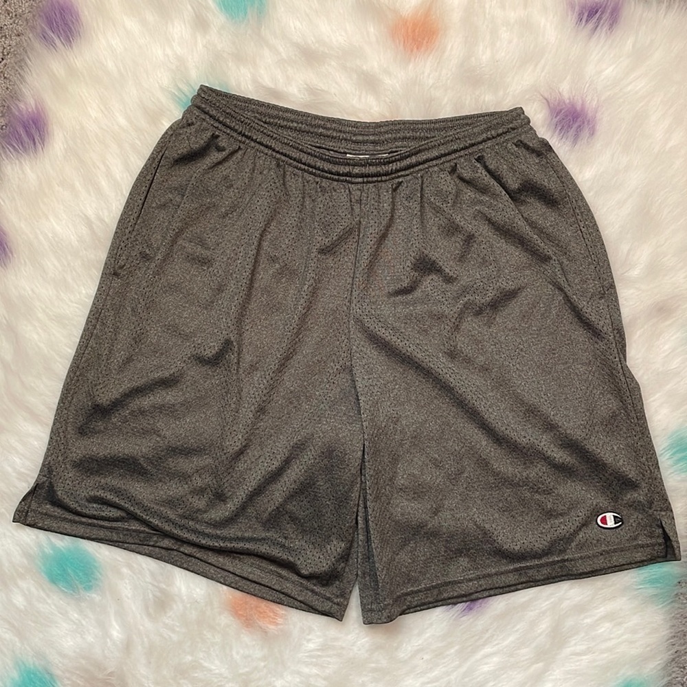 Champion Authentic‎ Mens Gray Shorts Size Medium